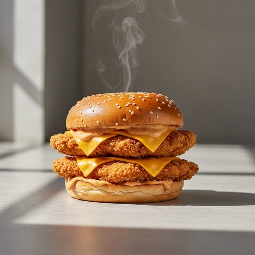 Hamburguesa Doble Pollo